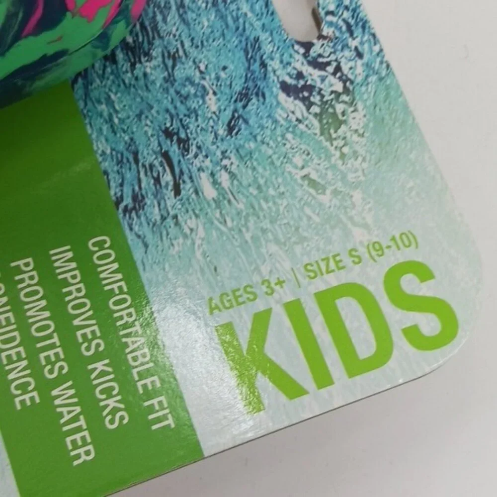 Speedo Swim Fin Shoes Comfy Vacation Pool Summer Kids Size S 9-10